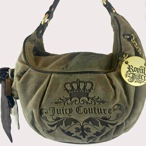 y2k brown vintage juicy couture bag